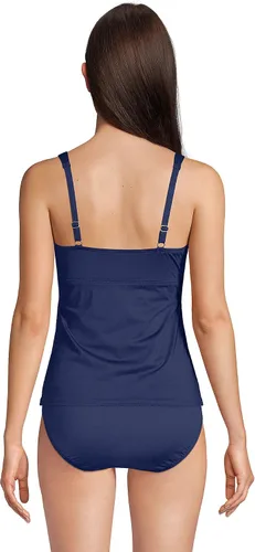 Vista 2 de Lands' End Traje de baño tipo tankini con aros para mujer