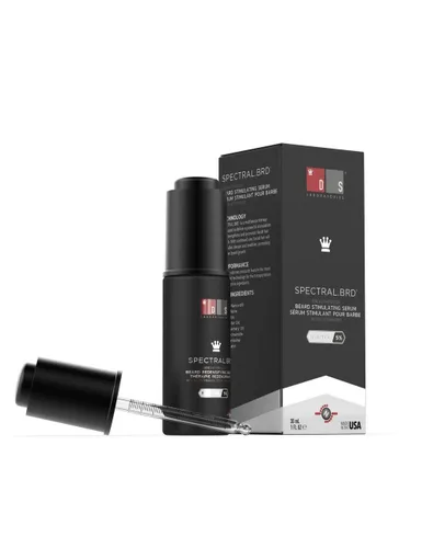 Vista 2 de DS Labs Spectral.BRD - Suero acondicionador para barba, 30 mL, soporta cabello facial más grueso, más completo, con nanoxidil, biotina, niacinamida