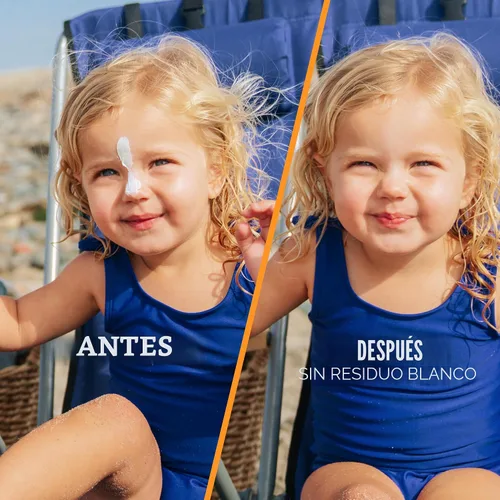 Vista 4 de Badger SPF 35 - Crema de protección solar deportiva de zinc transparente, 80 minutos de resistencia al agua, sin perfume, tubo de 2.9 onzas, Niños