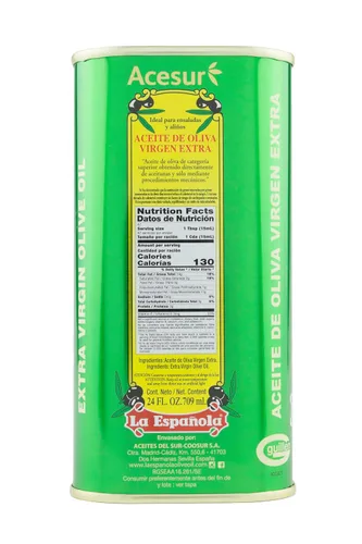 Vista 3 de LA ESPAÑOLA Aceite de oliva virgen extra prensado en frío, 24 onzas