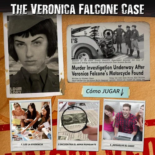 Vista 3 de Unsolved Case Files Falcone, Veronica - Juego de misterio para resolver casos cerrados, archivos de casos sin resolver, ¿puedes resolver el crimen?