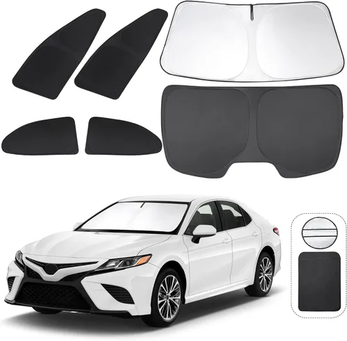 Vista 100 de TINGLU Persianas de ventana para Honda CR-V 2023-2026, accesorios para ventanas laterales de automóvil, parabrisas triangular, parasol para rayos UV