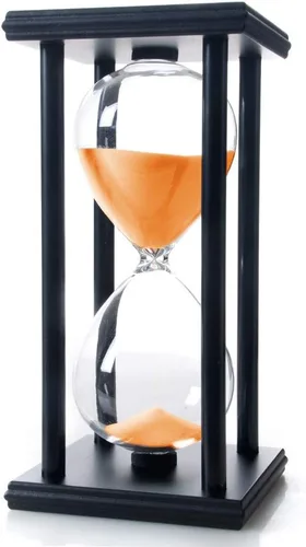 Vista 13 de Bellaware Reloj de Arena de Madera, Temporizador de Arena de 15 Minutos
