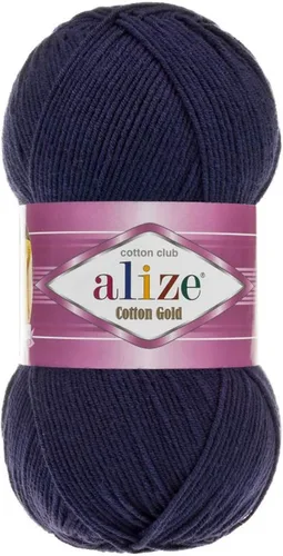 Vista 25 de 55% algodón 45% acrílico Alize Cotton Gold Yarn 1 madeja/bola 3.53 oz 360 yardas (1-crema)