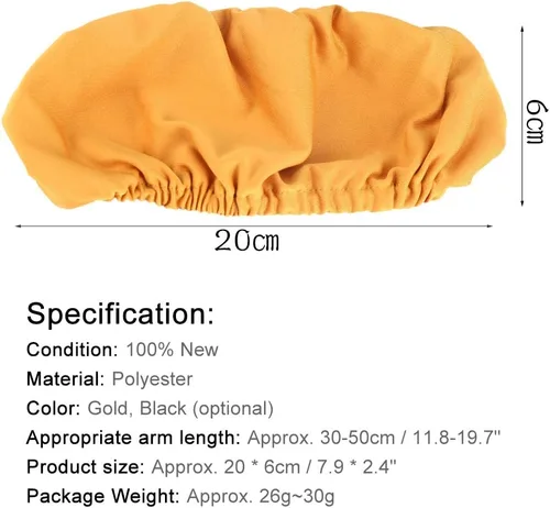 Vista 2 de Fdit 1 par de fundas elásticas extraíbles para reposabrazos de silla, protector universal para sillón de oficina con fundas de poliéster elásticas