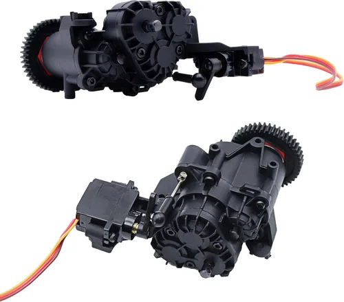 Vista 6 de Caja de cambios de doble velocidad con engranajes internos servo y transmisión para 1/10 RC Crawler TRX4 TRX6 piezas de actualización