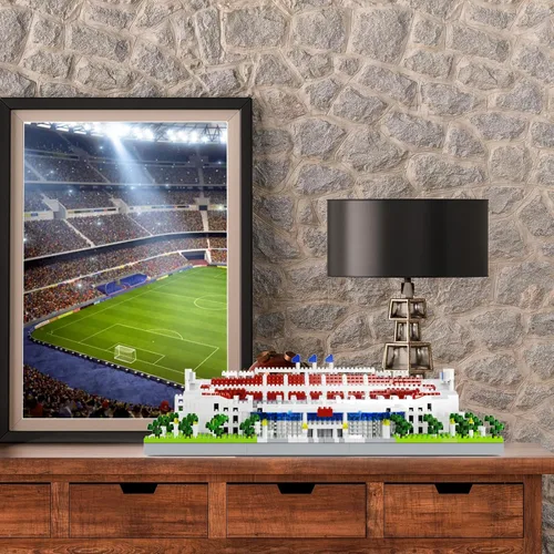 Vista 6 de Juegos de Bloques de Construcción Micro del Estadio de Fútbol de Barcelona, Juegos de Bloques de Construcción de Arquitectura de Mini Ladrillos