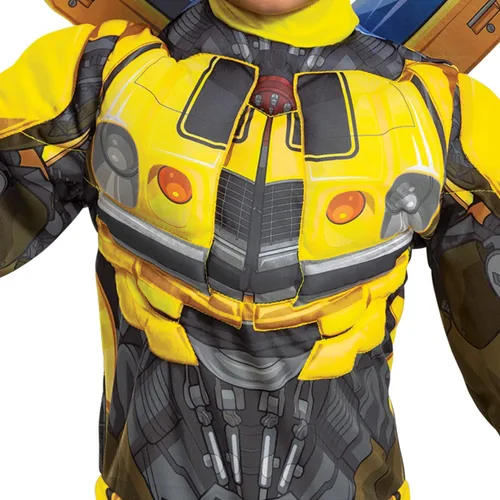 Vista 4 de Disguise Transformers Rise of the Beasts - Disfraz de abejorro para niño
