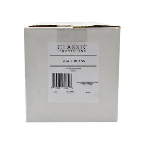 Vista 2 de Classic Provisions Frijoles negros secos, bolsa de 10 libras – Frijoles secos de origen ético – Sin gluten, fuente de fibra y proteína totalmente