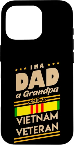 Vista 20 de Funda de regalo para iPhone 13 Pro Max I'm a Dad Grandpa And Vietnam Veteran Cool Soldier