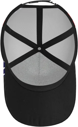 Vista 4 de Gorra de béisbol con texto en inglés "I'm Bob Doing Bob Things Dad" para hombre, estilo vintage de los años 90, de mezclilla lavada, ajustable