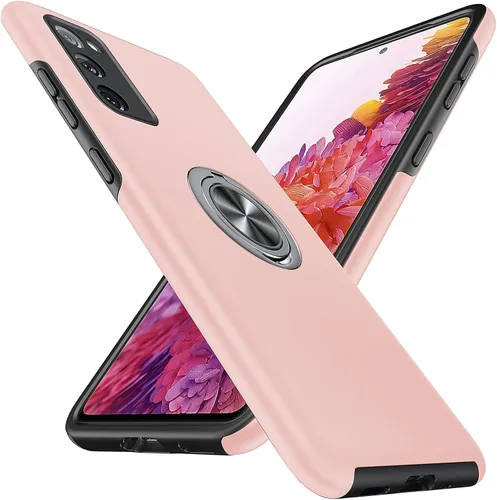 Vista 44 de Anqrp Funda para Samsung Galaxy A53 con soporte de anillo, color negro