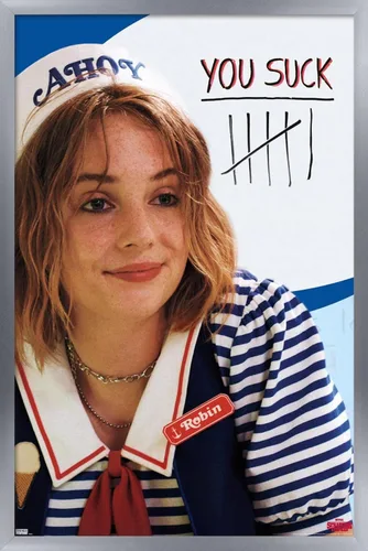 Vista 10 de Trends International Netflix Stranger Things 3 - Póster de pared, 14.725 x 22.375 pulgadas, versión enmarcada en madera de granero