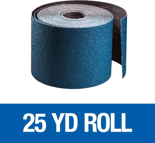 Vista 8 de Mercer Industries 400450020 Rollo de lijado de piso de tela de carburo de silicio, 8 "x 50 yardas, grano 20X