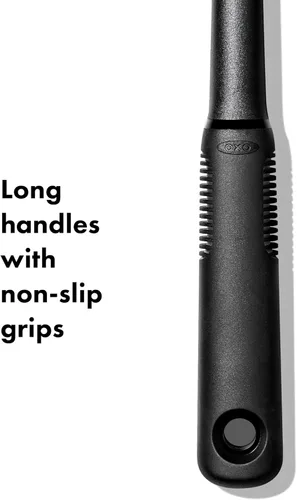 Vista 2 de OXO Good Grips - Juego de herramientas de nailon de 4 piezas, 2.3, color negro