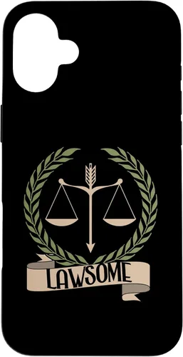 Vista 23 de Lawsome Scales Of Justice Lawyer Law Student Case for iPhone 16