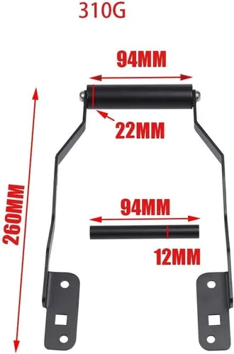 Vista 6 de Soporte para teléfono GPS para motocicleta F900R F900XR 2020-2025, soporte de extensión de manillar para teléfono inteligente y navegación