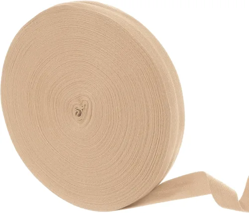 Vista 86 de uxcell Cinta de sarga de algodón de 50 yardas, cinta de espiga de 3/8 pulgadas para coser ropa, manualidades (azul)
