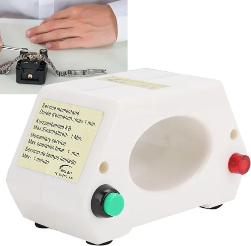 Vista 5 de Desmagnetizador, reloj de pulsera mecánico profesional desmagnetizador herramienta de reparación de reloj (estándar de EE. UU. 115 230 V)