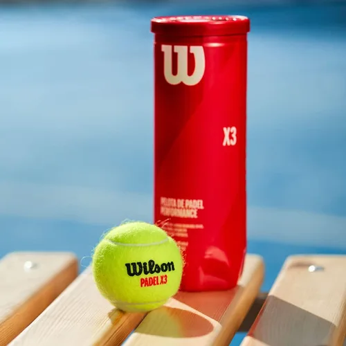 Vista 2 de Wilson X3 Padel Balls, 3-Pack