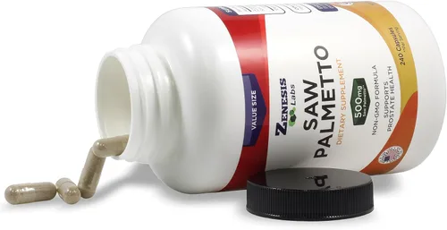 Vista 5 de Saw Palmetto Extract - 240 Cápsulas - 500 mg/cápsula - 200% más cápsulas que la mayoría de los competidores