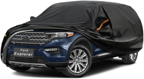 Vista 17 de GUNHYI Funda para coche SUV de ajuste personalizado para BMW X5/X6 de 2007 a 2022, 6 capas de alta resistencia, cubierta exterior completa