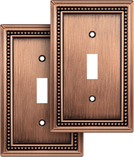 Vista 71 de Henne Bery Sunken Pearls Placa de Pared Decorativa de Servicio Pesado Placa de Interruptor Cubierta de Tomacorriente