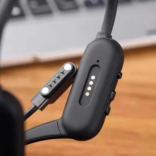 Vista 3 de Cable de carga magnético de repuesto para auriculares de conducción ósea, cable de carga USB para auriculares de conducción ósea de interfaz de 4