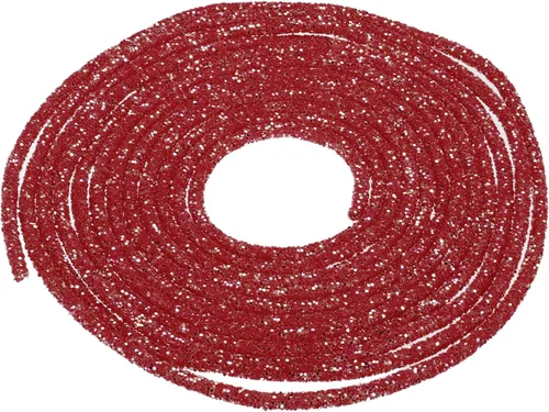 Vista 61 de MECCANIXITY Cuerda de lentejuelas con purpurina de 2.5 yardas, 6mm, 0.24 pulgadas, cuerda de tubo de lentejuelas con diamantes de imitación