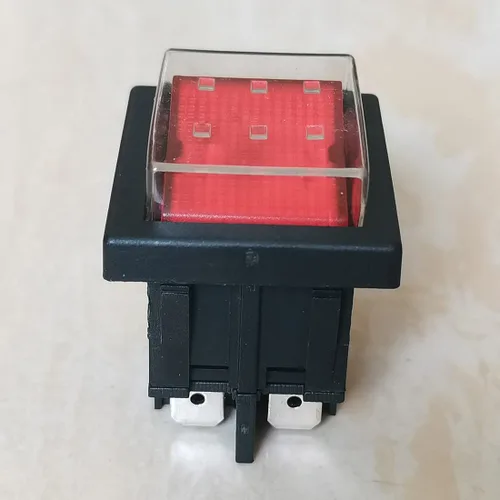 Vista 6 de 1 pieza KEDU HY12 Interruptor basculante ON Off Interruptores de botón pulsador con luz AC125V/250V/400V