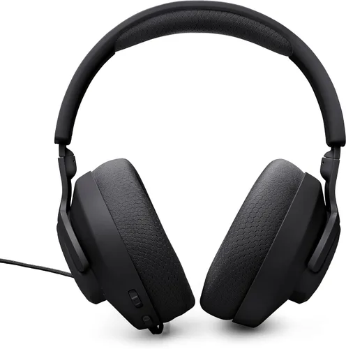 Vista 8 de JBL Quantum 100M2 - Auriculares con cable para juegos con micrófono omnidireccional, desmontable con opción de silencio y almohadillas de espuma