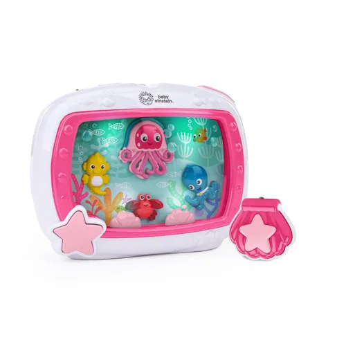 Vista 11 de Baby Einstein Sea Dreams - Calmante de juguete con control remoto, luces y melodías para recién nacidos y adultos