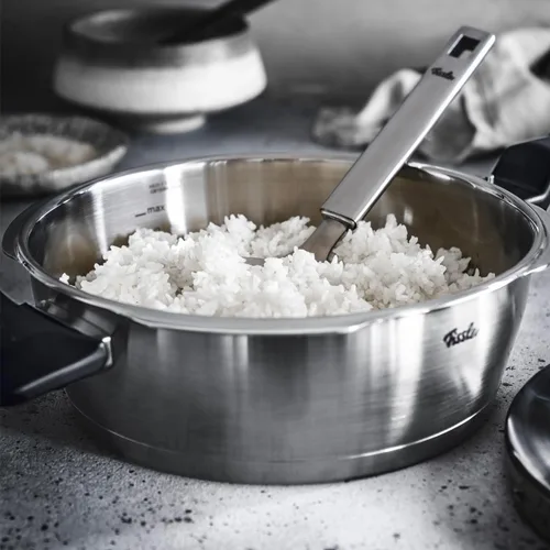 Vista 3 de Fissler Vitaquick Premium - Juego de 2 piezas, sartén a presión de 2.6 cuartos de galón y olla a presión de 4.8 cuartos de galón