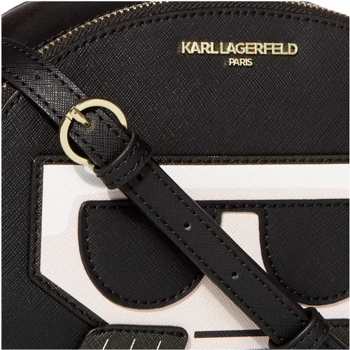Vista 4 de KARL LAGERFELD Paris Women's Maybelle Satchel Crossbody