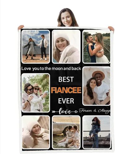 Vista 33 de Manta personalizada con fotos, manta personalizada para el mejor jugador de fútbol americano, regalos de cumpleaños para fanáticos del fútbol, manta