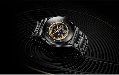 Vista 4 de Bulova Mens Millennia dis Automatic Watch Black 22 Model 98A291