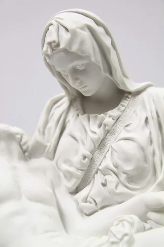 Vista 9 de Estatua católica de Pieta Michelangelo de 18 pulgadas Jesús María Vittoria Collection Made in Italy