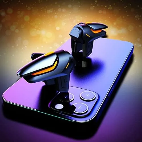 Vista 8 de BoxWave Equipo para juegos compatible con Samsung Galaxy A24 4G - Pantalla táctil QuickTrigger Auto, botones de disparo Autofire Gaming Mobile FPS