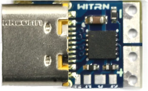 Vista 3 de JacobsParts USB tipo C PD 12 V CC módulo de disparador de potencia de voltaje fijo 5A Tipo-C entrada hembra
