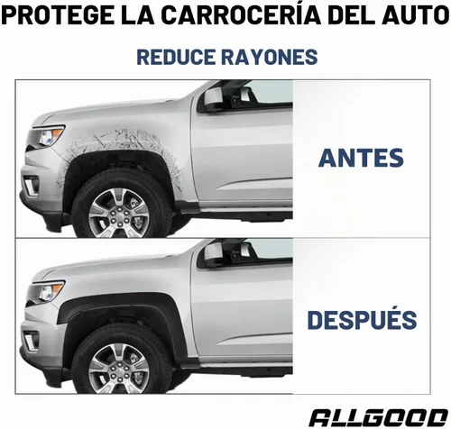 Vista 3 de ALLGOOD Guardabarros de rueda compatibles con Chevy Silverado 1500 2007-2013 Fleetside de 69.3 pulgadas para cama corta de doble cabina, solo