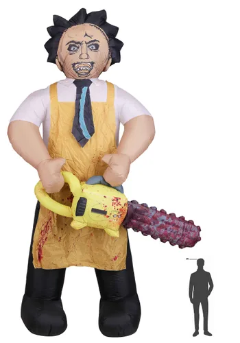 Vista 8 de Decoración Inflable Leatherface de 25 Pies Multicolor