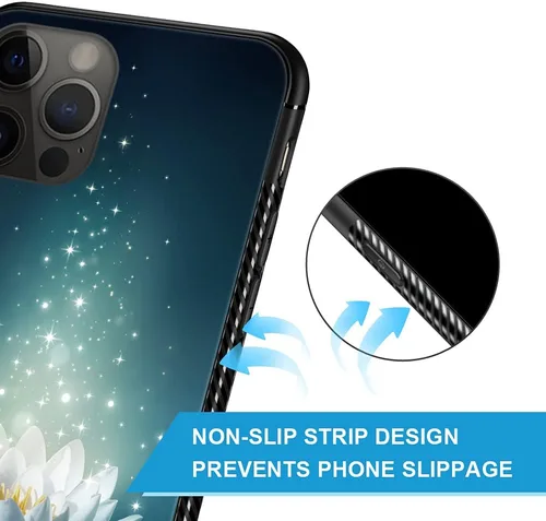 Vista 5 de ZHEGAILIAN Funda compatible con iPhone 11, diseño de patrón de policarbonato duro, funda protectora de TPU suave antideslizante para iPhone 11