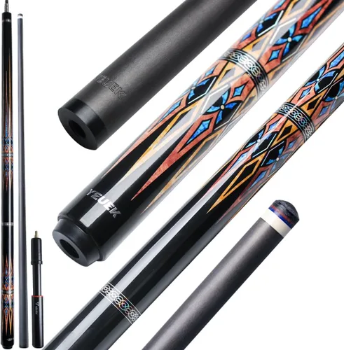 Vista 15 de Carbon Fiber Pool Cue Stick 11.5mm 12.5mm Low Deflection Pool Stick with Wood Butt Professional Cue Stick with Adjustable Extension