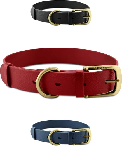 Vista 10 de Tuff Pupper Collar para Perro Clásico Resistente 10 Veces Más Fuerte que el Cuero Collar para Perro 100% Impermeable y Libre de Olores