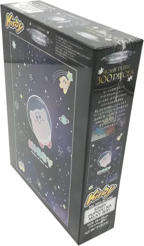 Vista 4 de Ensky - Kirby - Kirby PuPuPu Na Vía Láctea, rompecabezas de cristal de arte de 300 piezas (300-AC048)