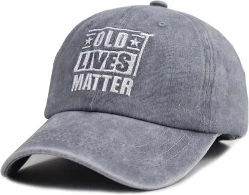Vista 2 de Gorra de béisbol para regalos de cumpleaños divertidos para hombres y mujeres, hombres y mujeres, mujeres antiguas, ajustable, estilo vintage
