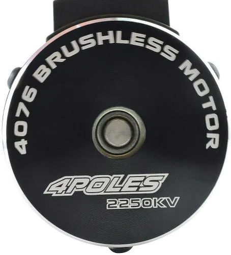Vista 4 de Apex RC Products 4076 2250kv 4 polos sin escobillas 1/8 motor #9720