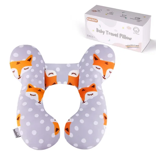 Vista 22 de Kakiblin - Almohada de cuello para bebé, almohada de apoyo para bebé mejorada, almohada para la cabeza del bebé, almohada de apoyo para el cuello
