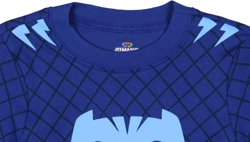 Vista 4 de PJ Masks - Conjunto de pijama para niños y niñas pequeñas