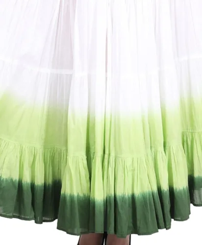 Vista 4 de Wevez Falda ATS Tribal Dip Dye de 25 yardas para mujer